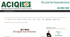 Desktop Screenshot of aciqi.com.br